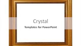  Presentation with picture frame - Slide set consisting of empty-picture-frame-on-white background and a  colored foreground