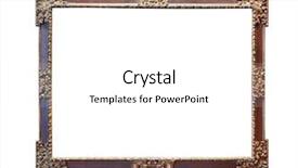  Presentation with picture frame - Colorful PPT theme enhanced with empty picture frame on white backdrop and a white colored foreground