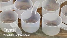  Presentation with nutrition - Cool new theme with empty plastic measuring scoop backdrop and a  colored foreground