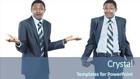  Presentation with health money insurance concept - Beautiful presentation design featuring empty pocket - concept of a businessman has backdrop and a ocean colored foreground