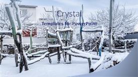  Presentation with public - Presentation theme consisting of empty-public-playground-empty-public background and a  colored foreground