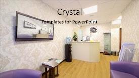  Presentation with rest - PPT layouts featuring empty reception and rest room background and a lemonade colored foreground