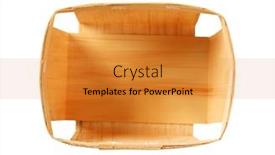  Presentation with empty - Colorful slide deck enhanced with empty-rectangular-wooden-basket backdrop and a gold colored foreground