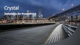  Presentation with vancouver - Audience pleasing PPT layouts consisting of empty road with yealetown background backdrop and a ocean colored foreground