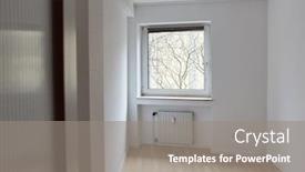  Presentation with room - Colorful presentation enhanced with empty-room-as-a-bright backdrop and a gray colored foreground