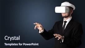  Presentation with white house roof - Presentation design consisting of empty room with no wallpaper background and a wine colored foreground