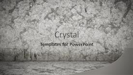  Presentation with plaster - Slide set featuring empty-room-with-plaster-wall background and a light gray colored foreground