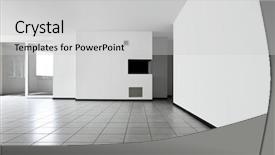  Presentation with apartment - Amazing theme having empty room with white tile backdrop and a light gray colored foreground