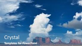  Presentation with arizona - Colorful presentation enhanced with empty-scenic-highway-in-monument backdrop and a teal colored foreground