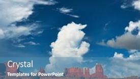  Presentation with arizona - Slides featuring empty-scenic-highway-in-monument background and a teal colored foreground