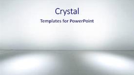  Presentation with poster on white wall above - Theme having empty space and white wall background and a sky blue colored foreground