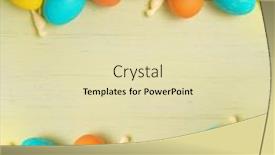  Presentation with birds - Presentation theme consisting of empty-space-easter-background background and a soft green colored foreground