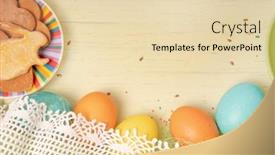  Presentation with space - Presentation consisting of empty-space-easter-background background and a lemonade colored foreground