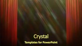  Presentation with empty stage - Presentation design enhanced with empty-stage-before-performance background and a wine colored foreground