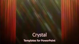  Presentation with empty stage - Presentation theme consisting of empty stage before performance background and a wine colored foreground