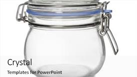  Presentation with petrol fuel storage - Audience pleasing PPT theme consisting of empty storage glass jar isolated backdrop and a white colored foreground