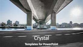  Presentation with vancouver - Colorful presentation theme enhanced with empty street at yaletown vancouver backdrop and a dark gray colored foreground