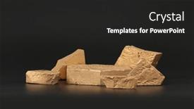  Presentation with gold black - Presentation theme consisting of empty-texture-gold-stone-platform background and a dark gray colored foreground