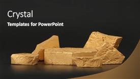  Presentation with gold black - Presentation design having empty-texture-gold-stone-platform background and a  colored foreground