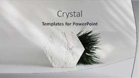  Presentation with eco - Slides having empty-texture-stone-platform-eco background and a light gray colored foreground