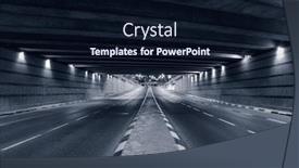  Presentation with tunnel - Audience pleasing slide deck consisting of yom kippur - empty tunnel at night interior backdrop and a wine colored foreground