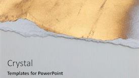  Presentation with white gold - Presentation design consisting of empty-white-and-gold-bronze background and a light gray colored foreground