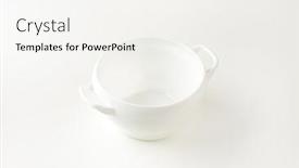  Presentation with bowl - Cool new theme with empty-white-bowl-on-white backdrop and a  colored foreground