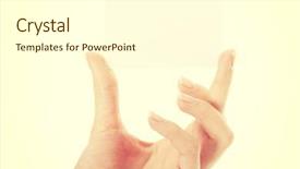  Presentation with personal - Cool new presentation with empty white personal card backdrop and a cream colored foreground