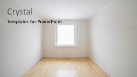  Presentation with room - Amazing presentation having empty-white-room-with-window backdrop and a light gray colored foreground