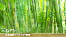  Presentation with wooden board empty table top - PPT theme with empty-wooden-board-or-table background and a seafoam green colored foreground