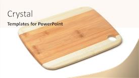  Presentation with cutting board - Amazing slides having empty-wooden-cutting-board-isolated backdrop and a lemonade colored foreground