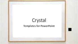  Presentation with museum - Amazing slides having empty wooden frame isolated backdrop and a white colored foreground