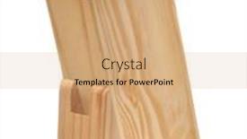  Presentation with knife stand - Amazing slide set having empty-wooden-kitchen-knife-block backdrop and a coral colored foreground