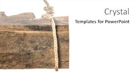  Presentation with hang - PPT layouts featuring empty-wooden-sign-with-lope background and a white colored foreground