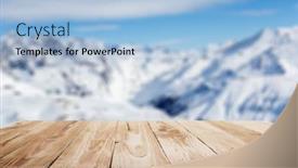  Presentation with empty - PPT layouts featuring empty-wooden-surface-on-background background and a light blue colored foreground