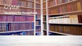  Presentation with antique - PPT layouts having empty-wooden-table-and-antique background and a coral colored foreground