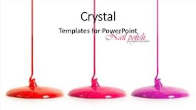  Presentation with paint - Amazing presentation having primary school design - pouring paint in three colors backdrop and a white colored foreground