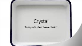  Presentation with enamel - Cool new slide set with enamel butcher tray palette backdrop and a light gray colored foreground