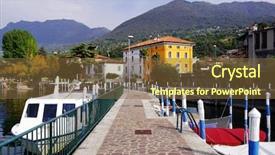  Presentation with europe - Cool new presentation with enbankment - iseo lake in italy europe backdrop and a  colored foreground