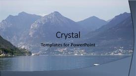  Presentation with yachting - PPT theme with enbankment - iseo lake italy 20 october background and a  colored foreground