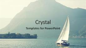  Presentation with yachting - Slides having enbankment - yachting on iseo lake italy background and a  colored foreground