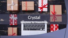  Presentation with silver nano - Theme having encirclement - high angle of silver laptop background and a dark gray colored foreground