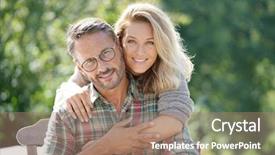  Presentation with romance couple nature - Amazing PPT layouts having end days - portrait of mature couple enjoying backdrop and a  colored foreground