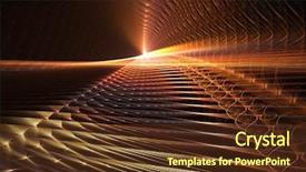  Presentation with end - Presentation theme enhanced with end of a tunnel background and a tawny brown colored foreground