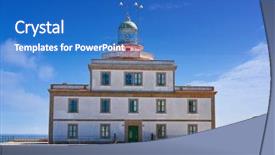  Presentation with psychology end of life - Presentation theme with end of saint james way background and a  colored foreground