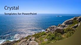  Presentation with aerial view of cape town - Cool new presentation design with end of saint james way backdrop and a  colored foreground