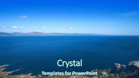  Presentation with city of chicago aerial view - Presentation theme enhanced with end of saint james way background and a  colored foreground