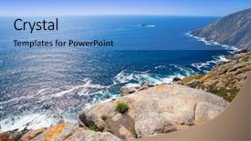  Presentation with end - Amazing presentation having end of saint james way backdrop and a  colored foreground