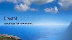  Presentation with end - Cool new slide deck with end of saint james way backdrop and a  colored foreground