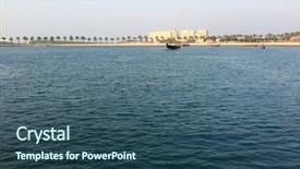  Presentation with islamic art - Amazing PPT layouts having end of the seven kilometers backdrop and a  colored foreground